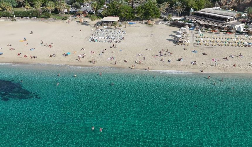 Turizmin başkenti Antalya’da yazı aratmayan görüntüler