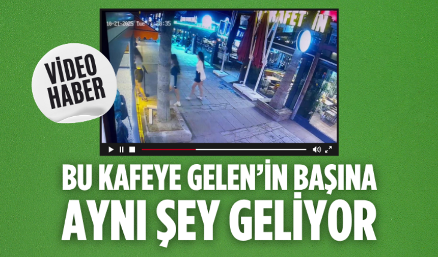 Kafeye gelen cam kapıya çarpıyor! "Ne yapacağımızı şaşırdık"