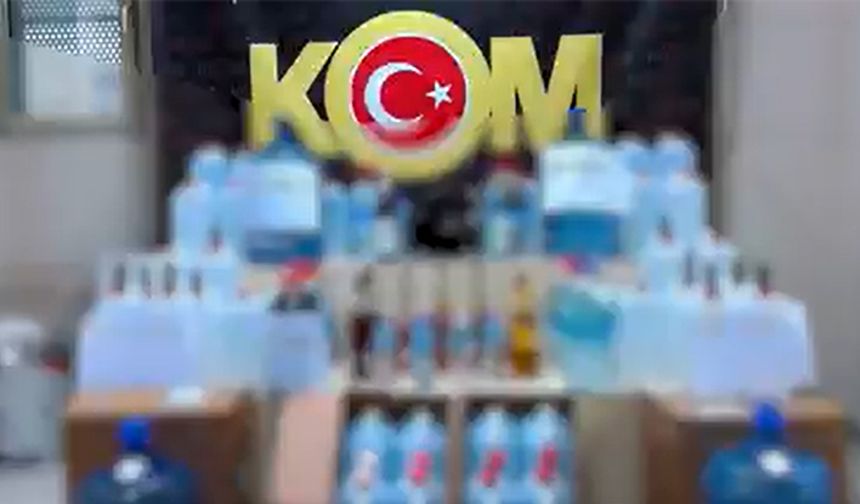 81 ilde “Alkollü içki kaçakçılığı ve sahteciliğine” yönelik operasyon