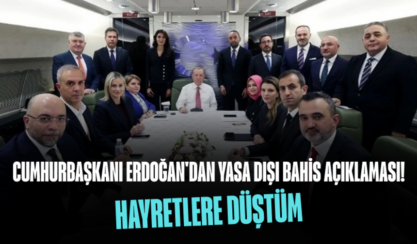 Cumhurbaşkanı Erdoğan'dan yasa dışı bahis açıklaması! Hayretlere düştüm, sonuna kadar sürdüreceğiz