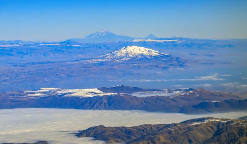 Doğu Anadolu’nun eşsiz manzarası havadan görüntülendi