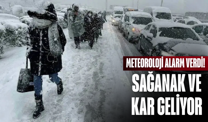 Meteoroloji birçok ili uyardı! Kuvvetli kar yağışı ve sağanak geliyor...