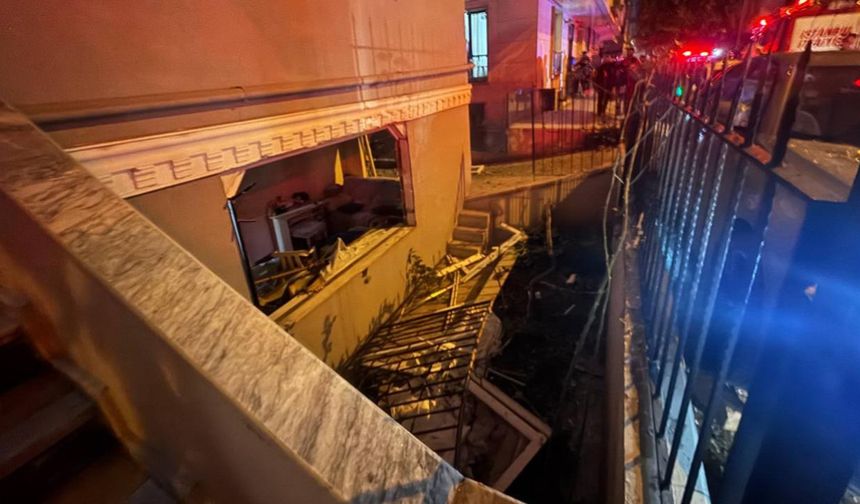 Güngören'de binada patlama: 2 yaralı