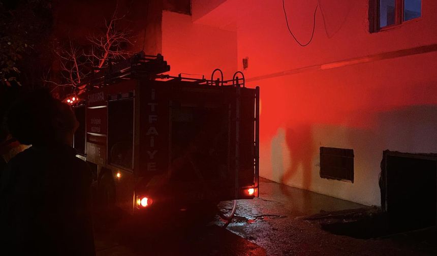 Şanlıurfa'da apartman yangını