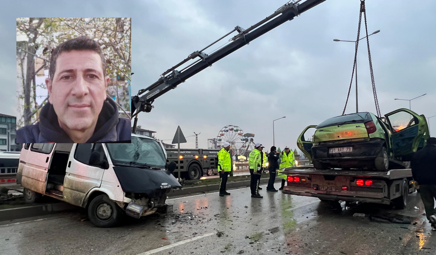 Hurdaya dönen otomobil öğretmene mezar oldu