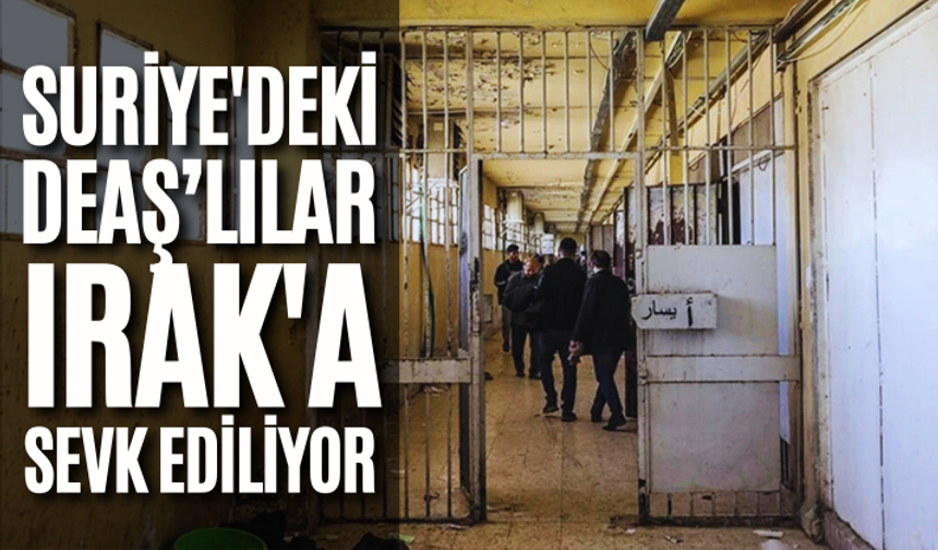 Suriye'deki DEAŞ mensupları  Irak'a sevk ediliyor