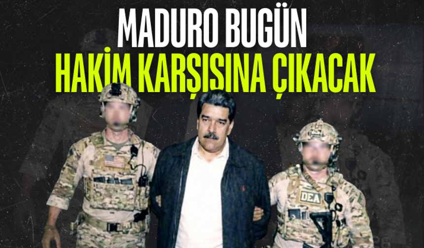 Tutsak Maduro bugün ABD'de hakim karşısına çıkacak
