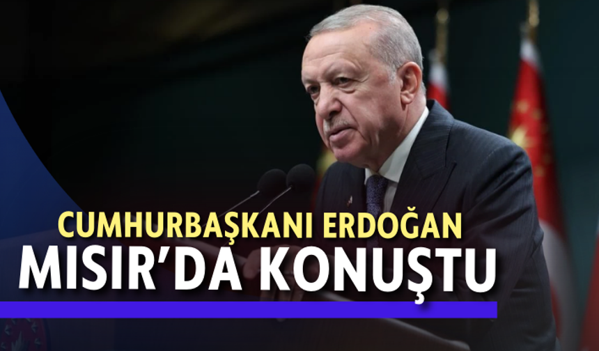 Cumhurbaşkanı Erdoğan, Mısır'da