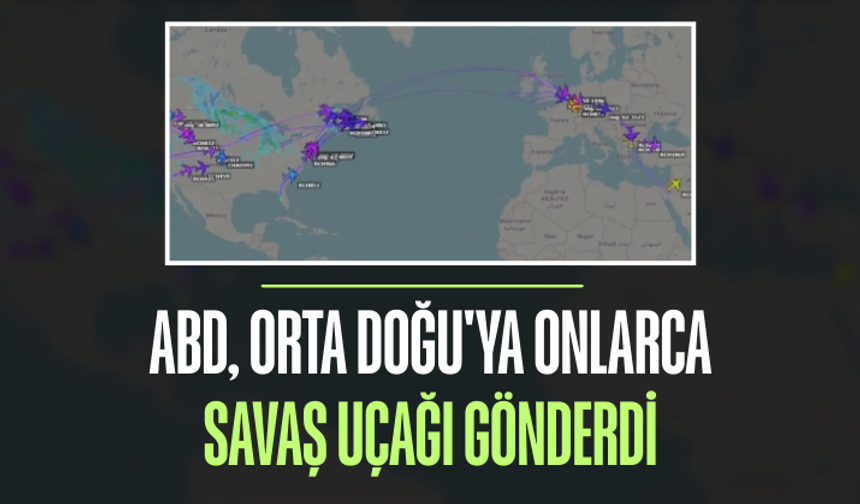 ABD, Orta Doğu'ya onlarca savaş uçağı gönderdi