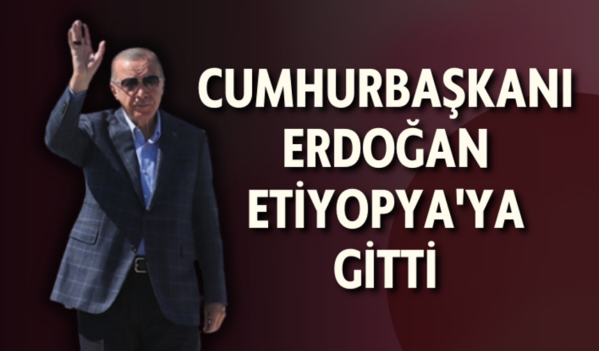 Cumhurbaşkanı Erdoğan, Etiyopya'ya geldi