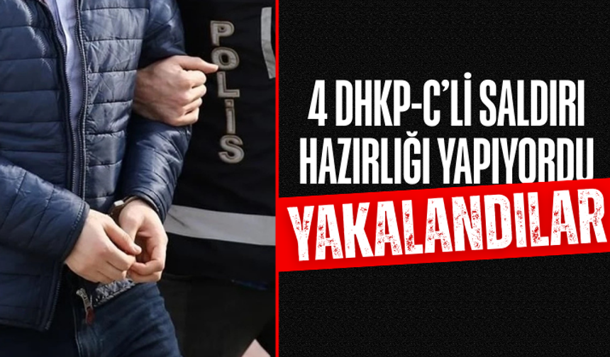 MİT ve Emniyet'ten ortak operasyon! İstanbul'da saldırı hazırlığındaki 4 DHKP-C’li yakalandı