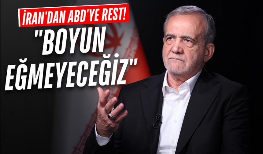 İran'dan ABD'ye rest! "Boyun eğmeyeceğiz"