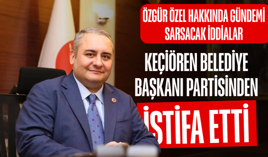 CHP'li Keçiören Belediye Başkanı partisinden istifa etti