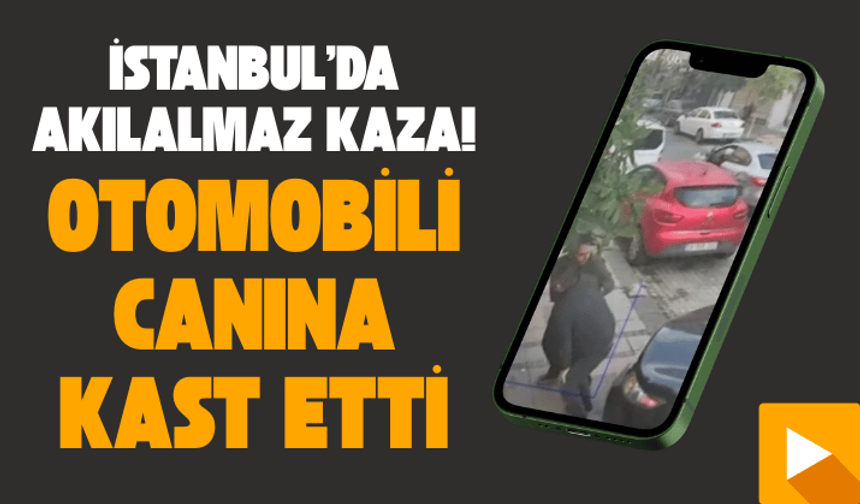 İstanbul’da akılalmaz kaza! Kendi otomobilinin altında kaldı...
