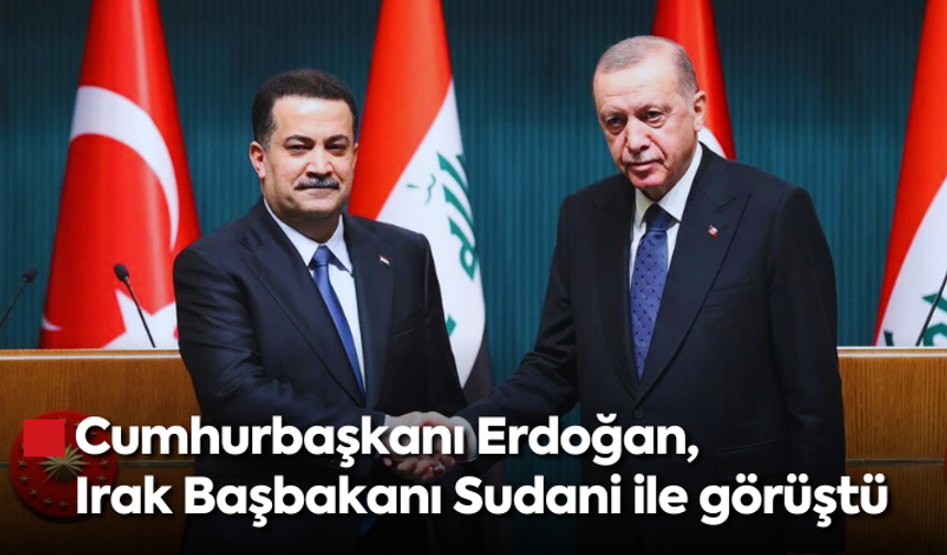 Cumhurbaşkanı Erdoğan, Irak Başbakanı ile görüştü