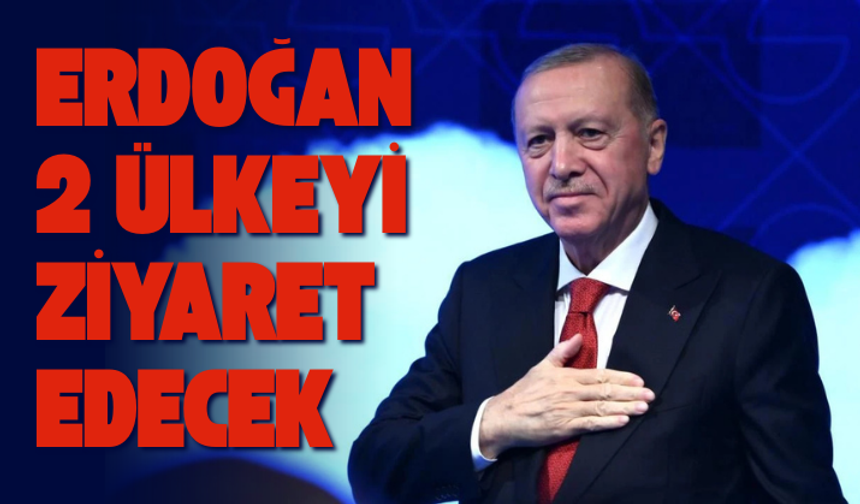 Cumhurbaşkanı Erdoğan 2 ülkeyi ziyaret edecek