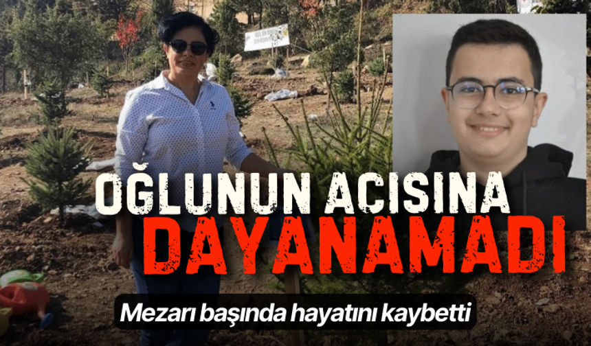 Oğlunun acısına dayanamadı: Mezarı başında hayatını kaybetti
