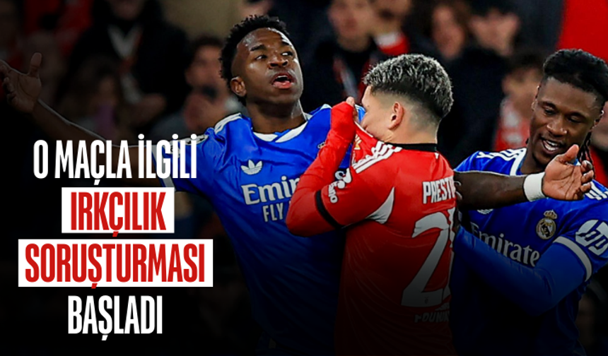 O maçla ilgili ırkçılık soruşturması başlattı