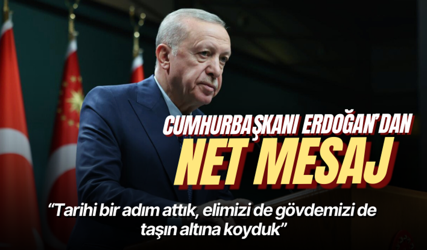 Cumhurbaşkanı Erdoğan konuşuyor