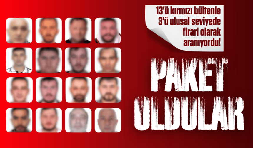 EGM ve Gürcistan polisinden ortak operasyon: 16 firari yakalandı