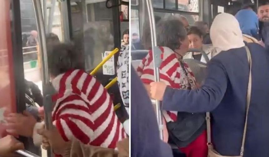 Bursa'da kadınların yer kapma kavgası! Şoförün kolunu ısırdılar...