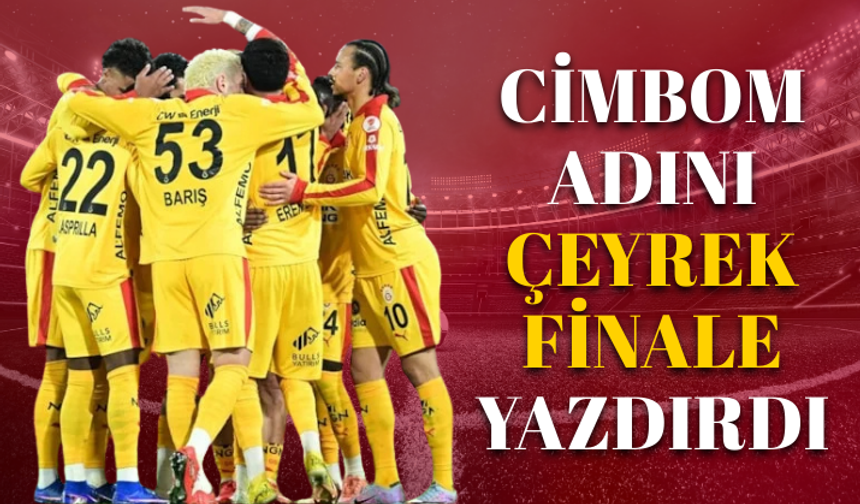 Galatasaray, lider olarak çeyrek finale çıktı