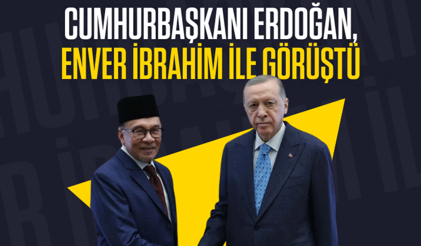 Cumhurbaşkanı Erdoğan, Enver İbrahim ile görüştü