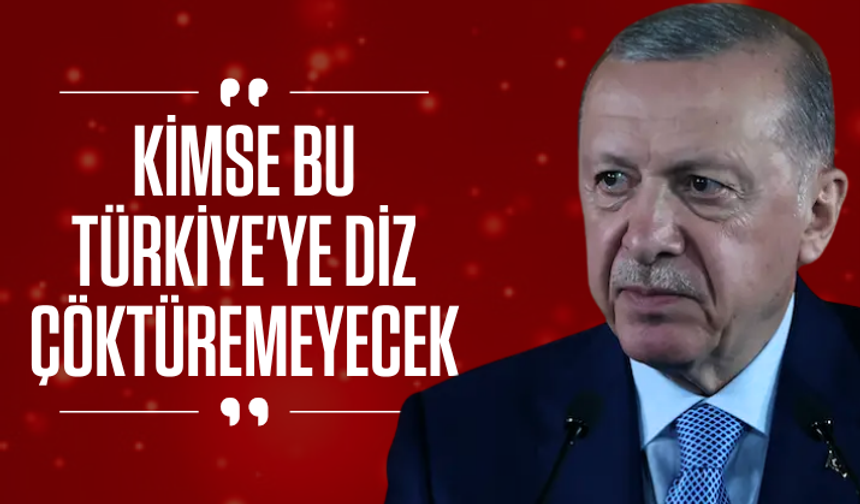 Cumhurbaşkanı Erdoğan konuşuyor
