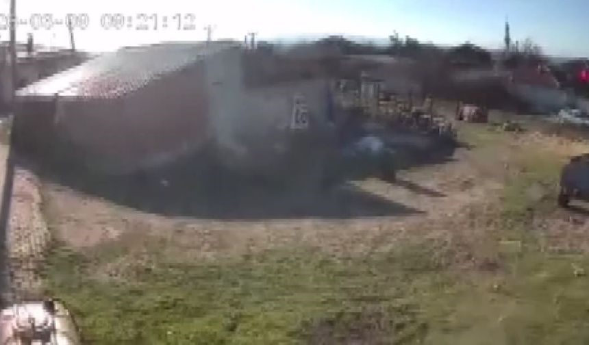 Denizli’de deprem anında büyük bir gürültü ve patlama yaşandı