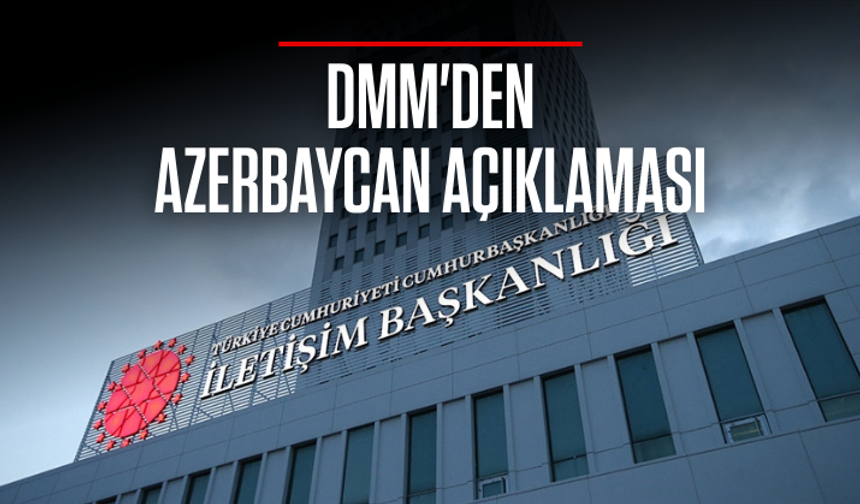 DMM'den Azerbaycan açıklaması