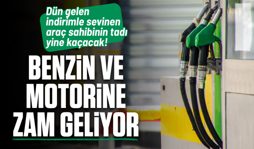 Bugün indirim gelmişti! Benzin ve motorine bu kez zam geliyor...
