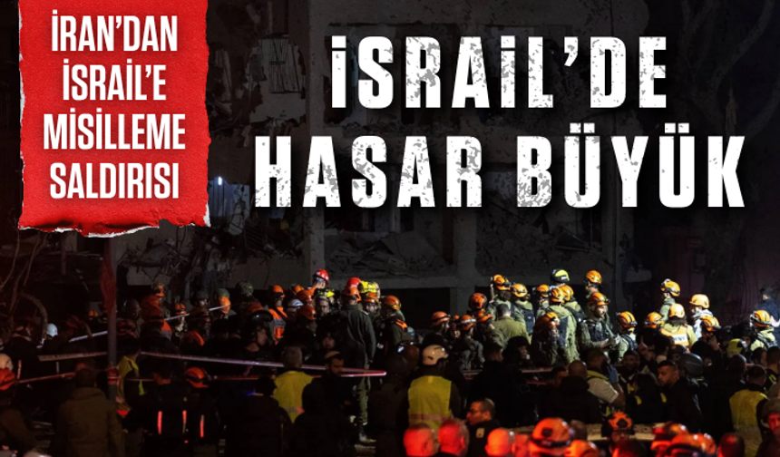 İran'ın füzeleri Demir Kubbe'yi geçti: İsrail'de hasar büyük