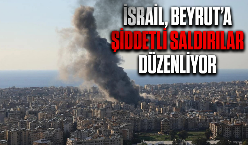 Haydut İsrail, Beyrut’a şiddetli saldırılar düzenliyor