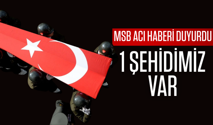 MSB acı haberi duyurdu: Ağrı’da askeri araç kazasında 1 askerimiz şehit oldu