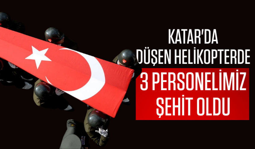 MSB'den Katar'daki helikopter kazasına ilişkin açıklama: 3 personel şehit oldu