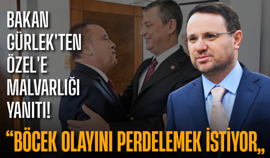 Bakan Gürlek'ten Özgür Özel'e malvarlığı yanıtı! "Muhittin Böcek olayını perdelemek istiyor"