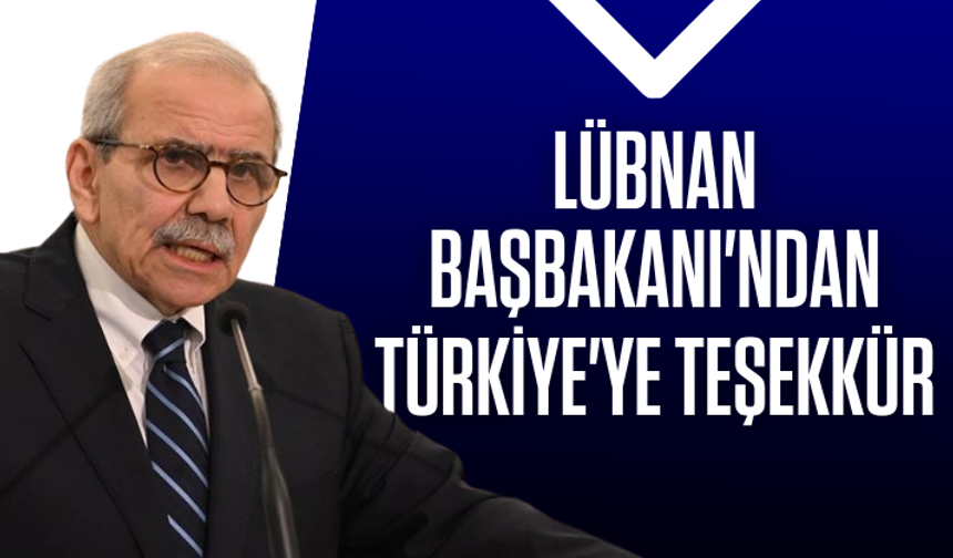 Lübnan Başbakanı'ndan Türkiye'ye teşekkür