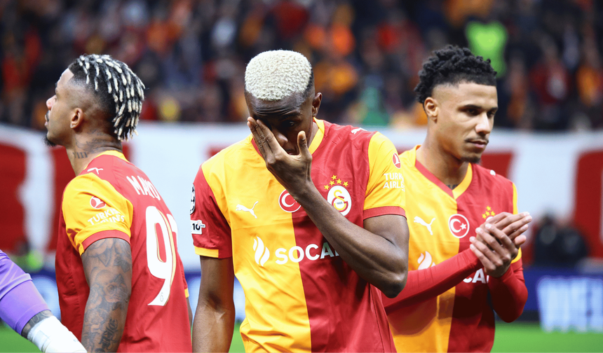 Galatasaray'dan Osimhen'i ağlatan koreografi