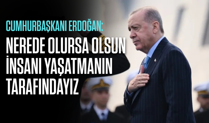 Cumhurbaşkanı Erdoğan konuşuyor