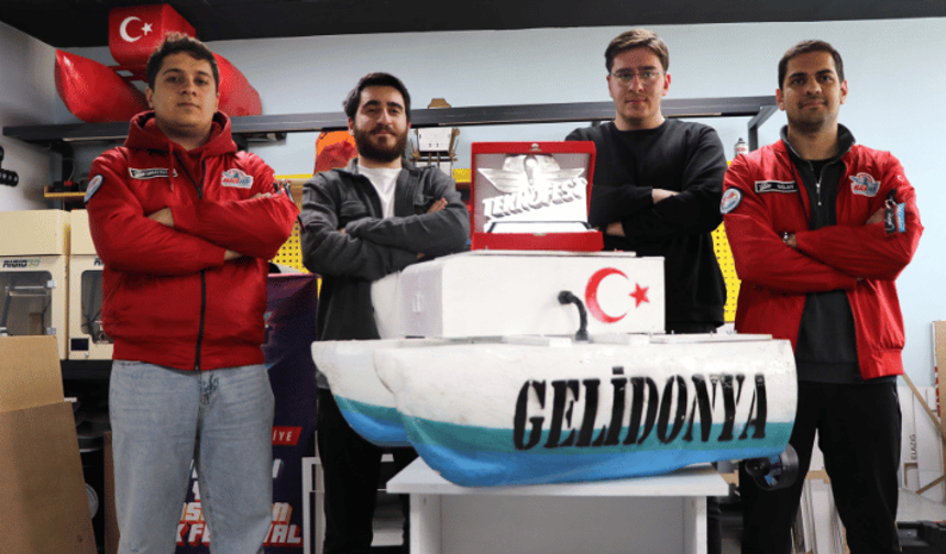 Mühendis adayları geliştirdikleri deniz aracıyla Norveç'te yarışacak
