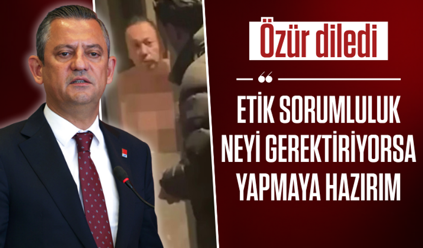 CHP’li Başkan sevgilisiyle otelde basılmıştı: Özgür Özel özür diledi