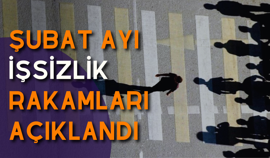 Şubat ayı işsizlik rakamları açıklandı