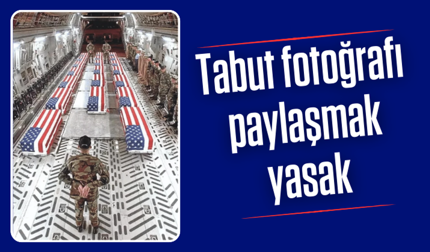 ABD ölen askerlerini saklamaya devam ediyor