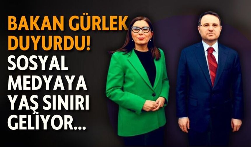 Bakan Gürlek duyurdu! Sosyal medyaya yaş sınırı geliyor...