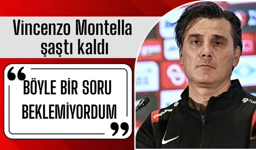 Vincenzo Montella şaştı kaldı: "Böyle bir soru beklemiyordum"