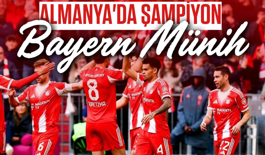 Almanya'da şampiyon Bayern Münih