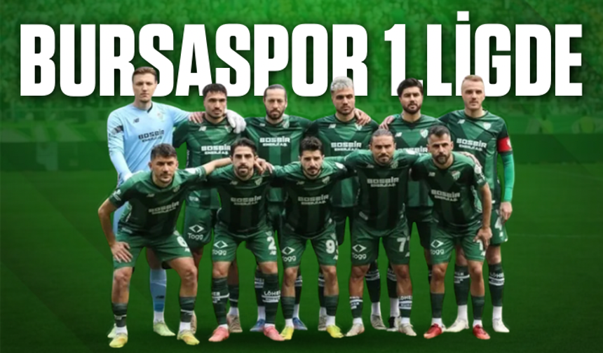 Bursaspor şampiyonluğunu ilan etti! 1. Lig'e yükseldi
