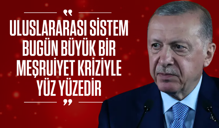 Cumhurbaşkanı Erdoğan konuşuyor