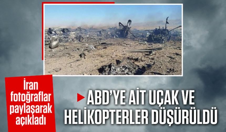 İran’dan flaş iddia! ABD’ye ait uçak ve helikopterler düşürüldü