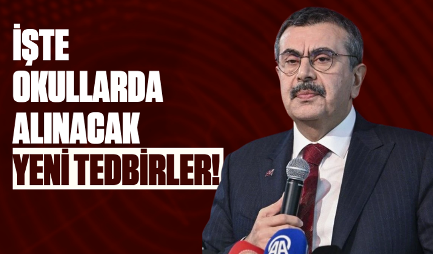 İşte okullarda alınacak yeni tedbirler! Bakan Tekin açıkladı...